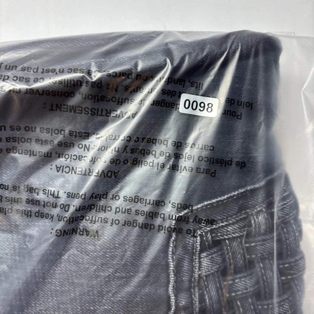 Y2K RSRV woven pocket ‎ Button fly Mens Jeans Blue 36x32